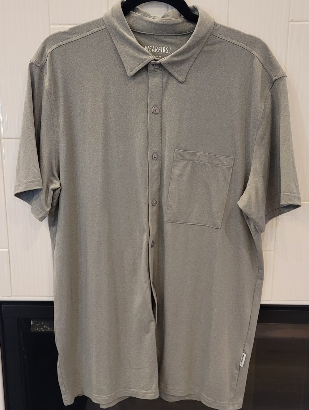 Mens Wearfirst Button Down Shirt Size M